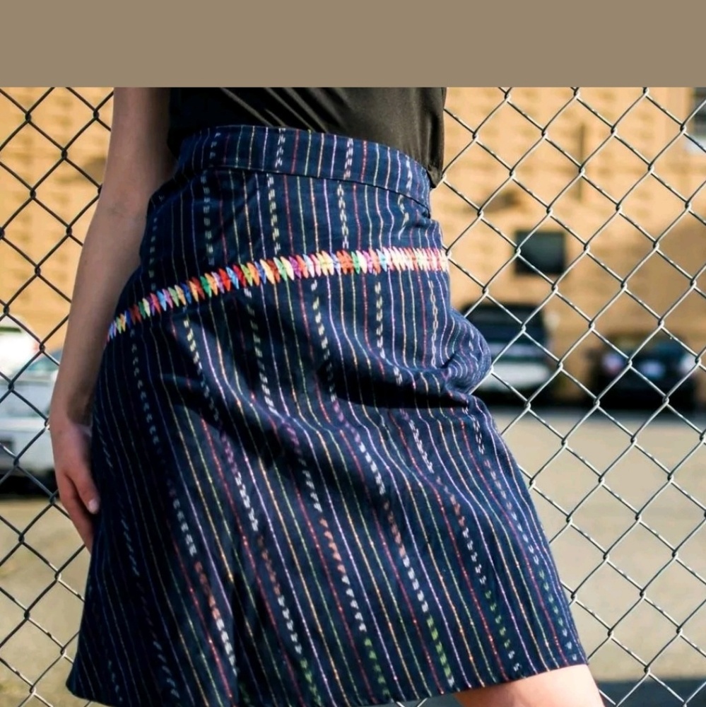 Guatemalan Handmade Colorful Wrap Skirt One Size